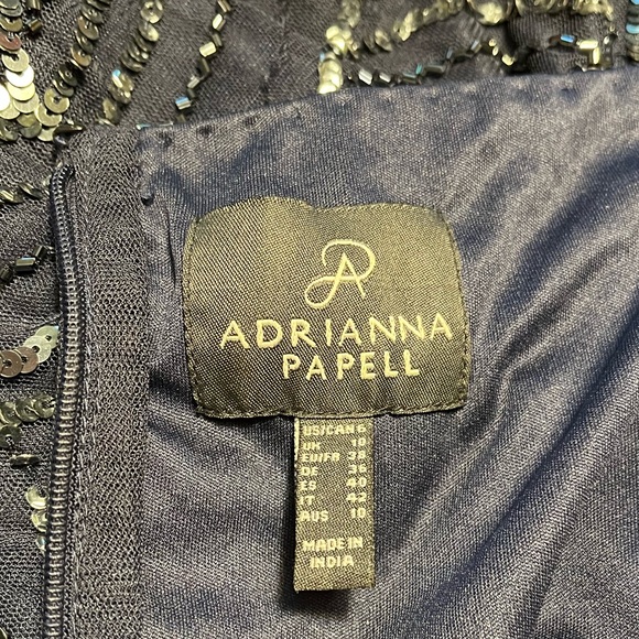 Wow! Adrianna Papell Sequin Cocktail Dress - Picture 4 of 8